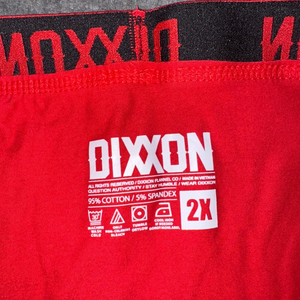 DIXXON "Brochacho" Premium Boxer Briefs 2 Pair Red Print Mens Size 2XL NEW - Picture 5 of 8